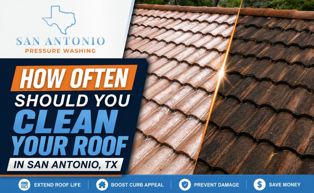 Roof Cleaning Frequency in San Antonio TX